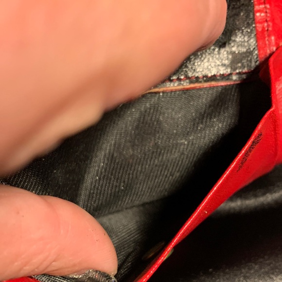 Vintage Dior Red Leather Snap Wallet - Picture 12 of 13